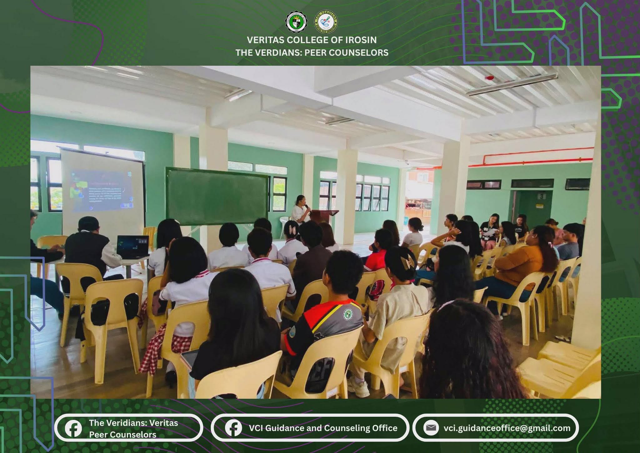 Verdians Peer Counseling Organization Holds Orientation for Aspiring Members